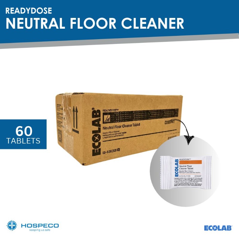 Ecolab ReadyDose Neutral Floor Cleaner 6g - 60 tablets - 2