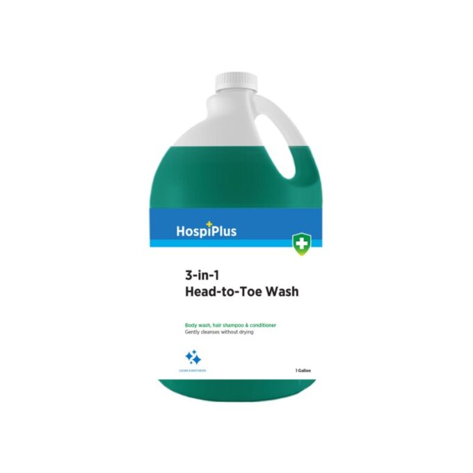 HospiPlus 3-in-1 Head to Toe Wash Green Tea Gallon