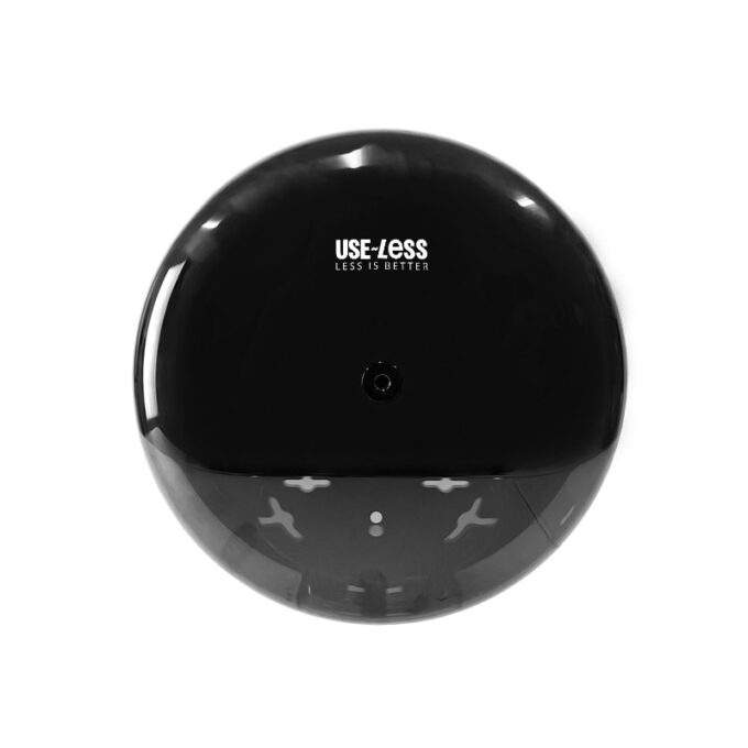 Use~Less Centerpull Jumbo Roll Tissue Dispenser | USELESS JRT Black