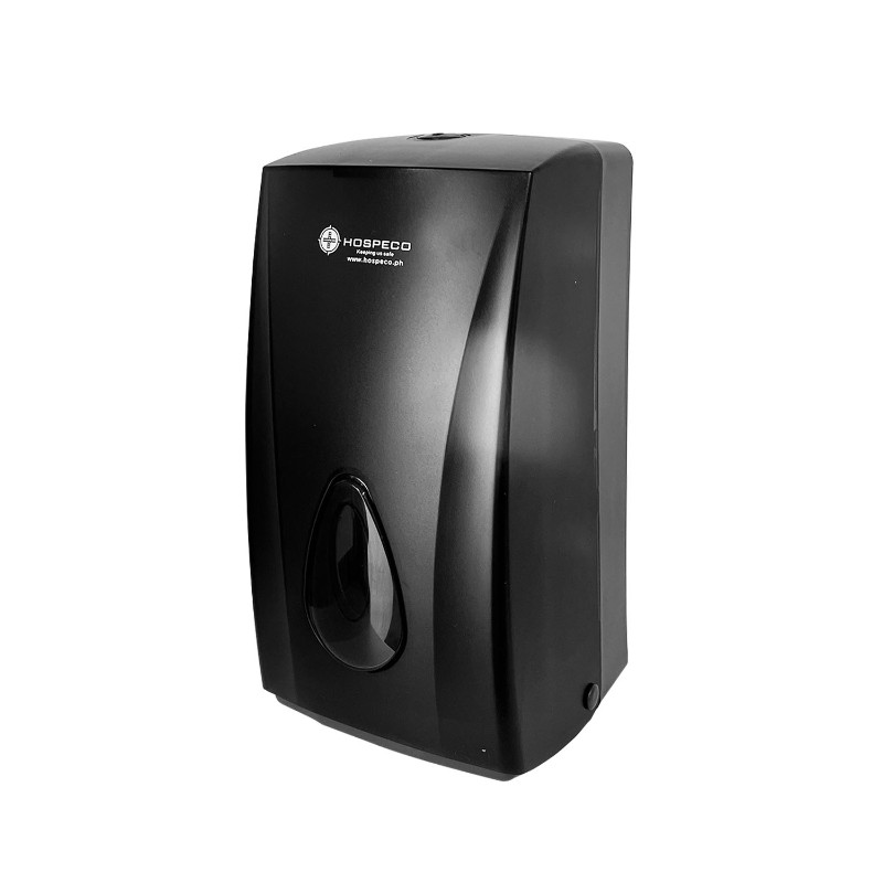 Dual Bathroom & Interleave Pop Up Tissue Dispenser Black - 1