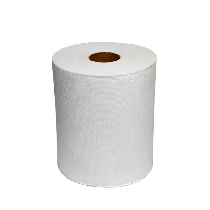 One Project CARE Hand Roll Towel White, 6 Rolls