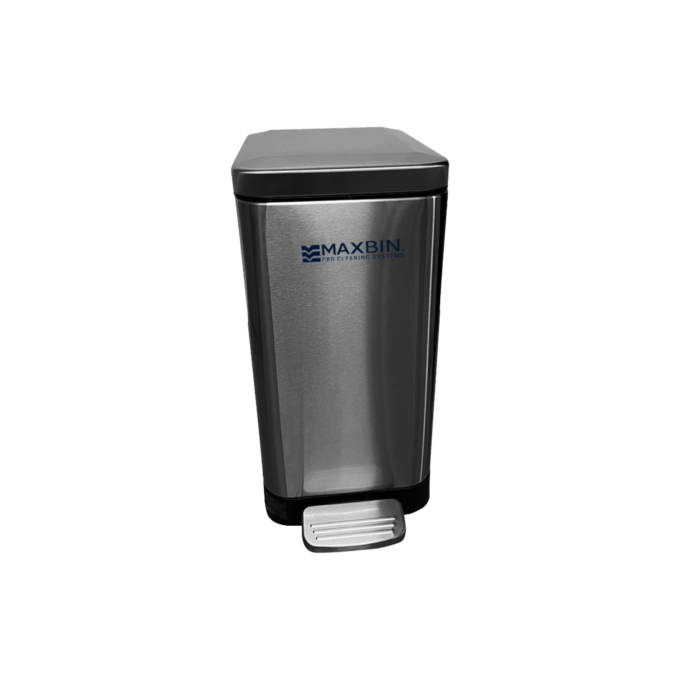 MaxBin 15L Stainless Steel Rectangular Step Bin