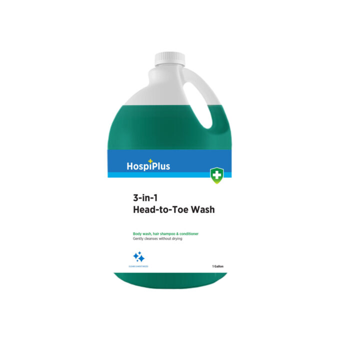 HospiPlus 3-in-1 Head to Toe Wash Green Tea Gallon
