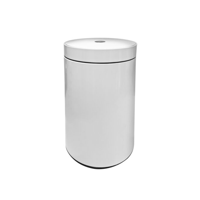 30L Rotary Auto Sensor Trash Bin White