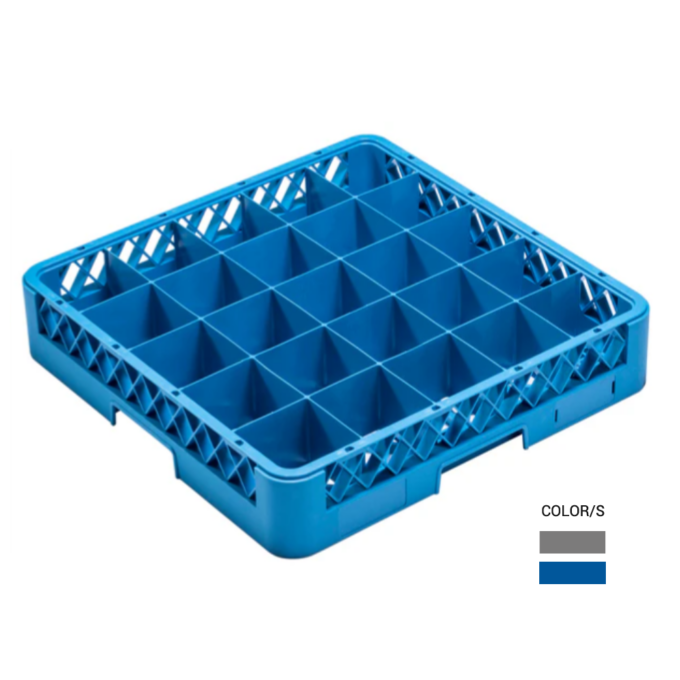 Jiwins JW-25 25-Compartment Glass Rack