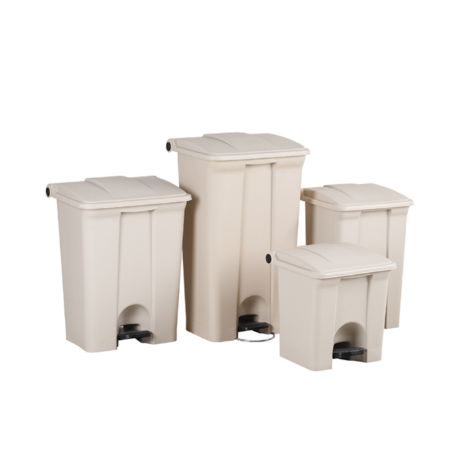 Jiwins JW-CPT87 87L Step-On Container, Beige