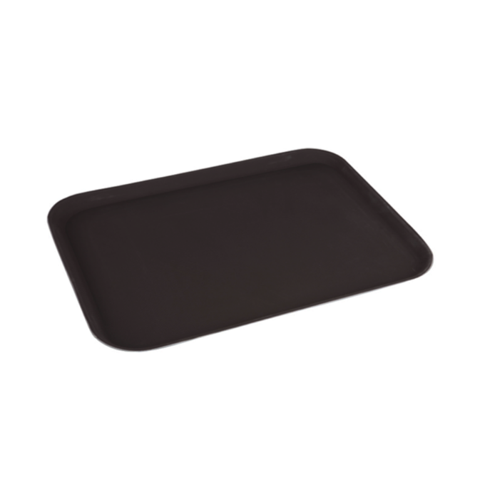 Jiwins JW-R1216CT Rectangular Anti-Skid Tray 12×16″, Black