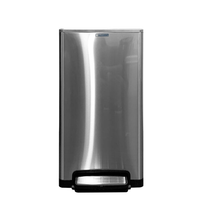 MaxBin 50L Stainless Steel Square Step Bin