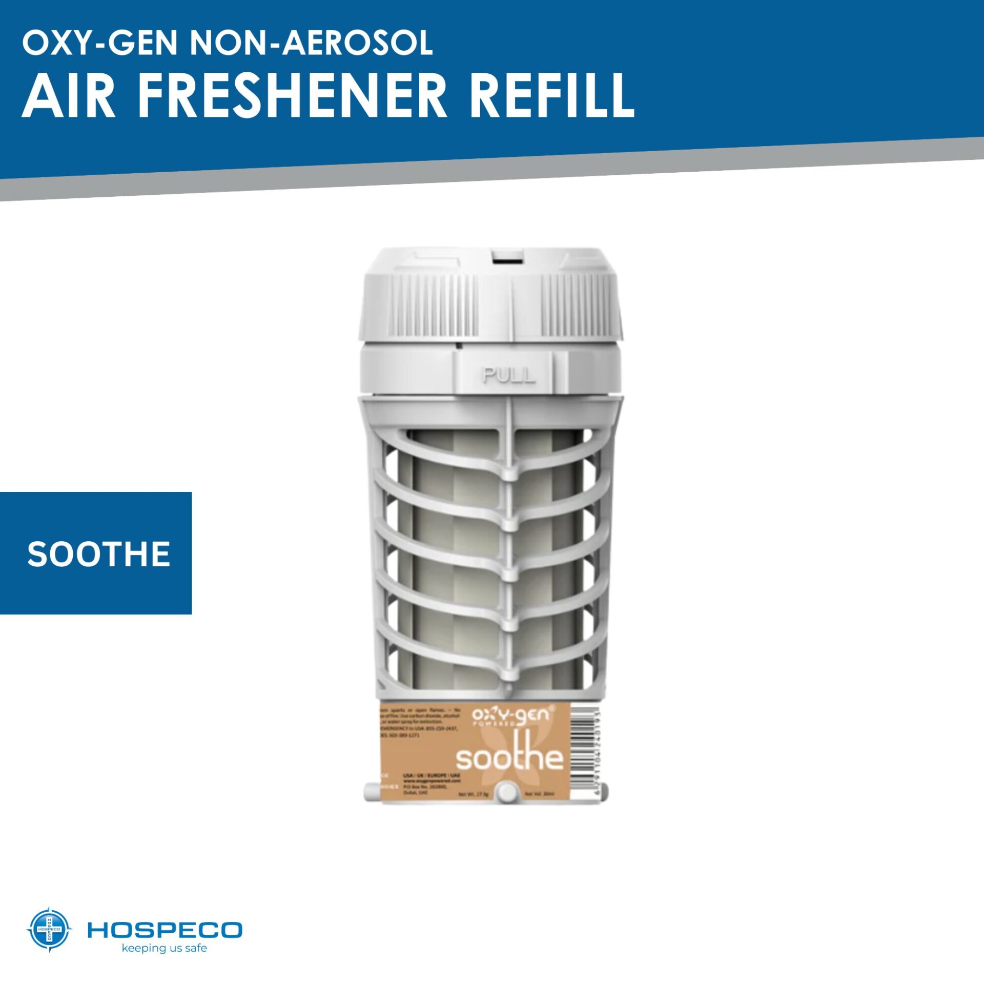 Oxy-Gen Powered VIVA!e Non Aerosol Air Freshener Refill Soothe