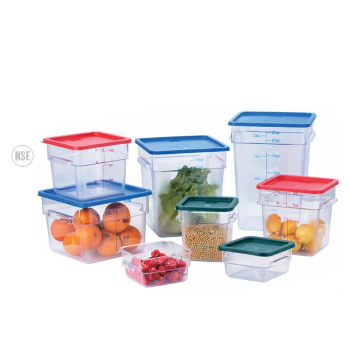 Jiwins P-082 Lid for 12L,18L & 22L Square Food Storage Container, Blue