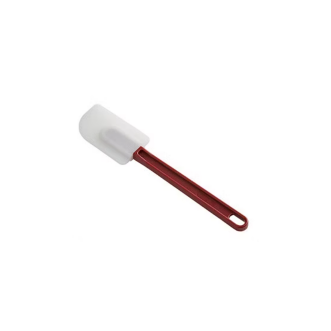 Uniqleen Silicone High Heat Spatula 10″ | Blade-Head, Red Handle | BA3066