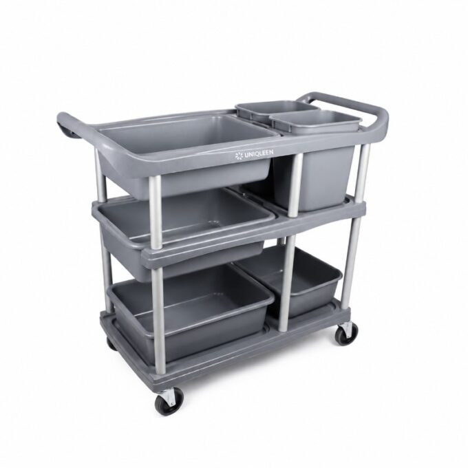 Uniqleen Multi-Layer Utility Cart, Gray