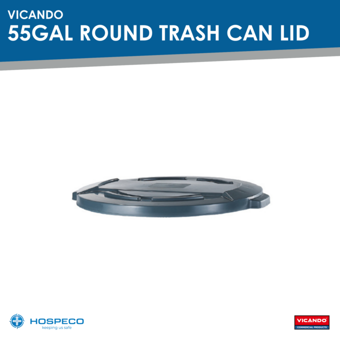 Vicando RC05 55 Gal Round trash Can Lid