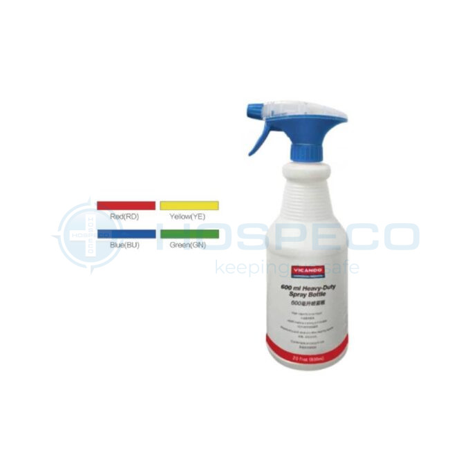 Vicando S600B Heavy Duty Spray Bottle 600ml, Blue