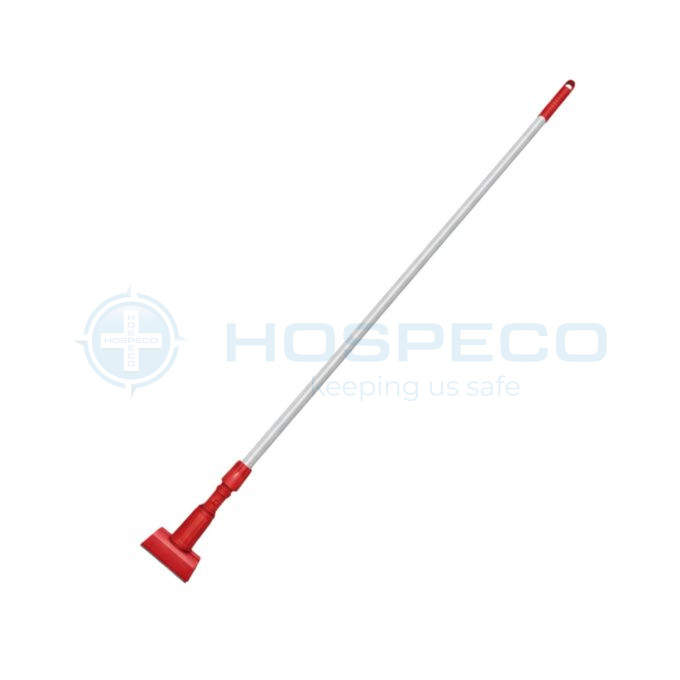 Vicando 6400 Aluminum Clamp Style Wet Mop Handle Red