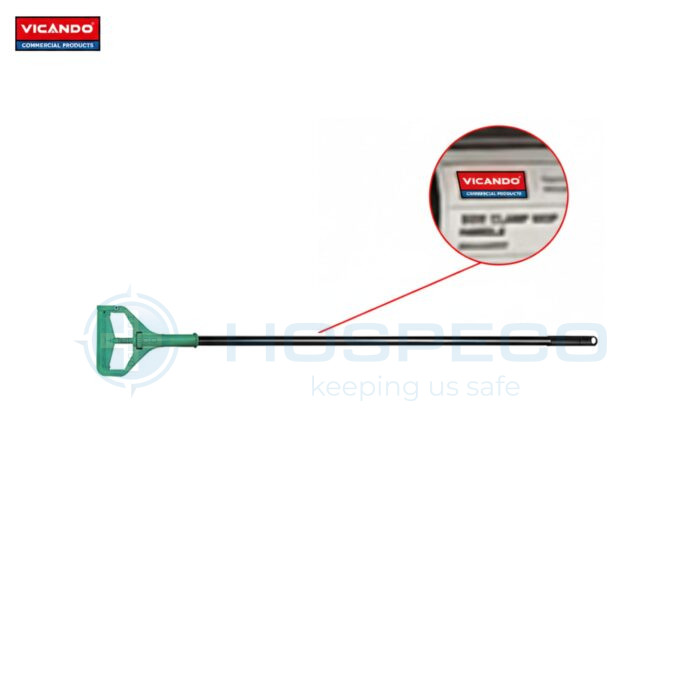 Vicando C6400 Side Clip Mop Handle, Green
