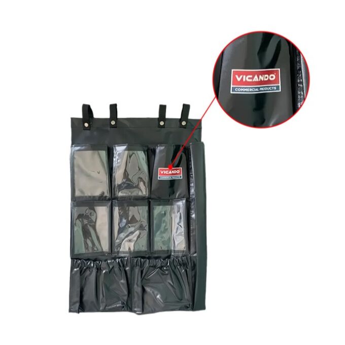 Vicando-HC9P-9-Pocket hanging bag for housekeeping cart