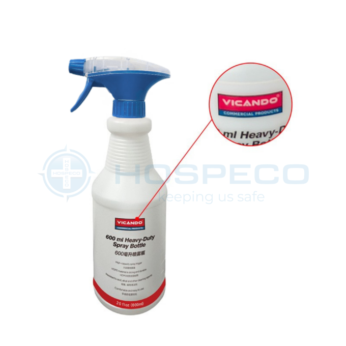 Vicando S600B Heavy Duty Spray Bottle 600ml, Blue