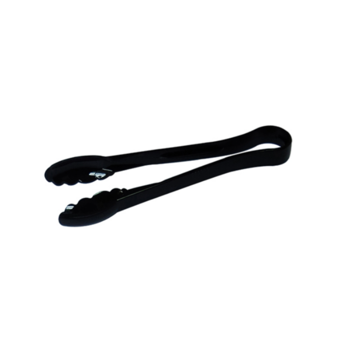 Jiwins P-010 Medium Scallop Tongs 9″, Black