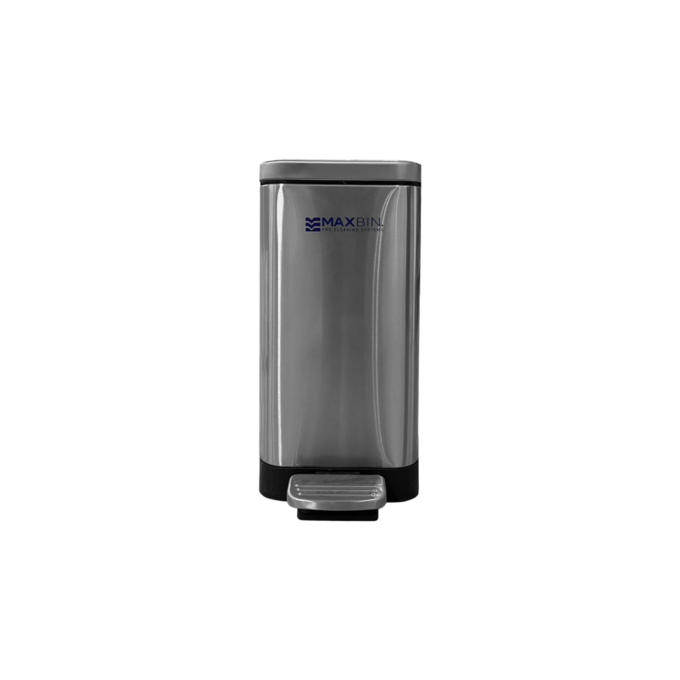 MaxBin 6L Stainless Steel Rectangular Step Bin