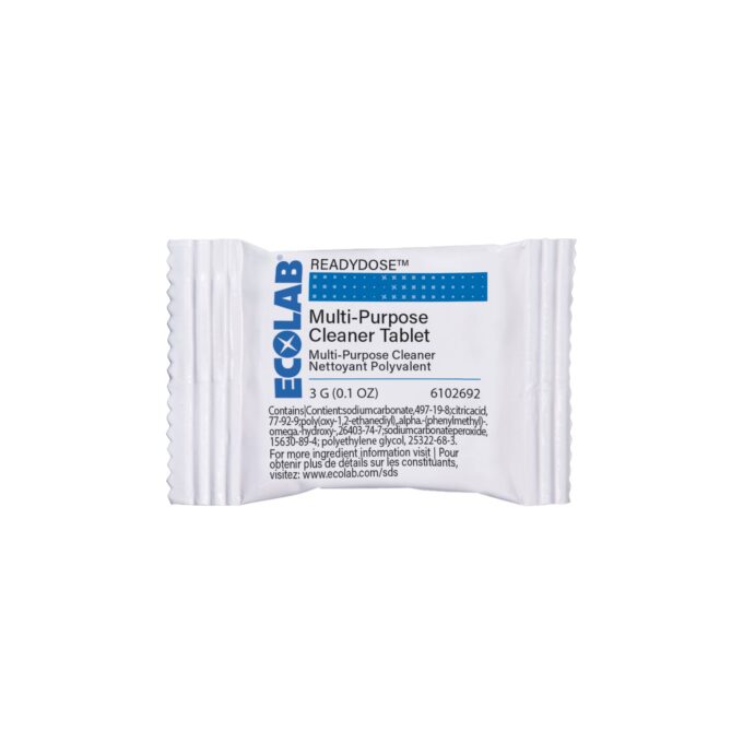 Ecolab ReadyDose Multi-Purpose Cleaner 3g | HOSPECO