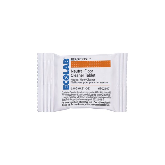 Ecolab ReadyDose Neutral Floor Cleaner 6g | HOSPECO