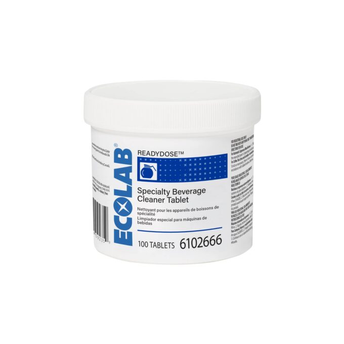 Ecolab ReadyDose Specialty Beverage Cleaner 3g – 100 tablets | HOSPECO