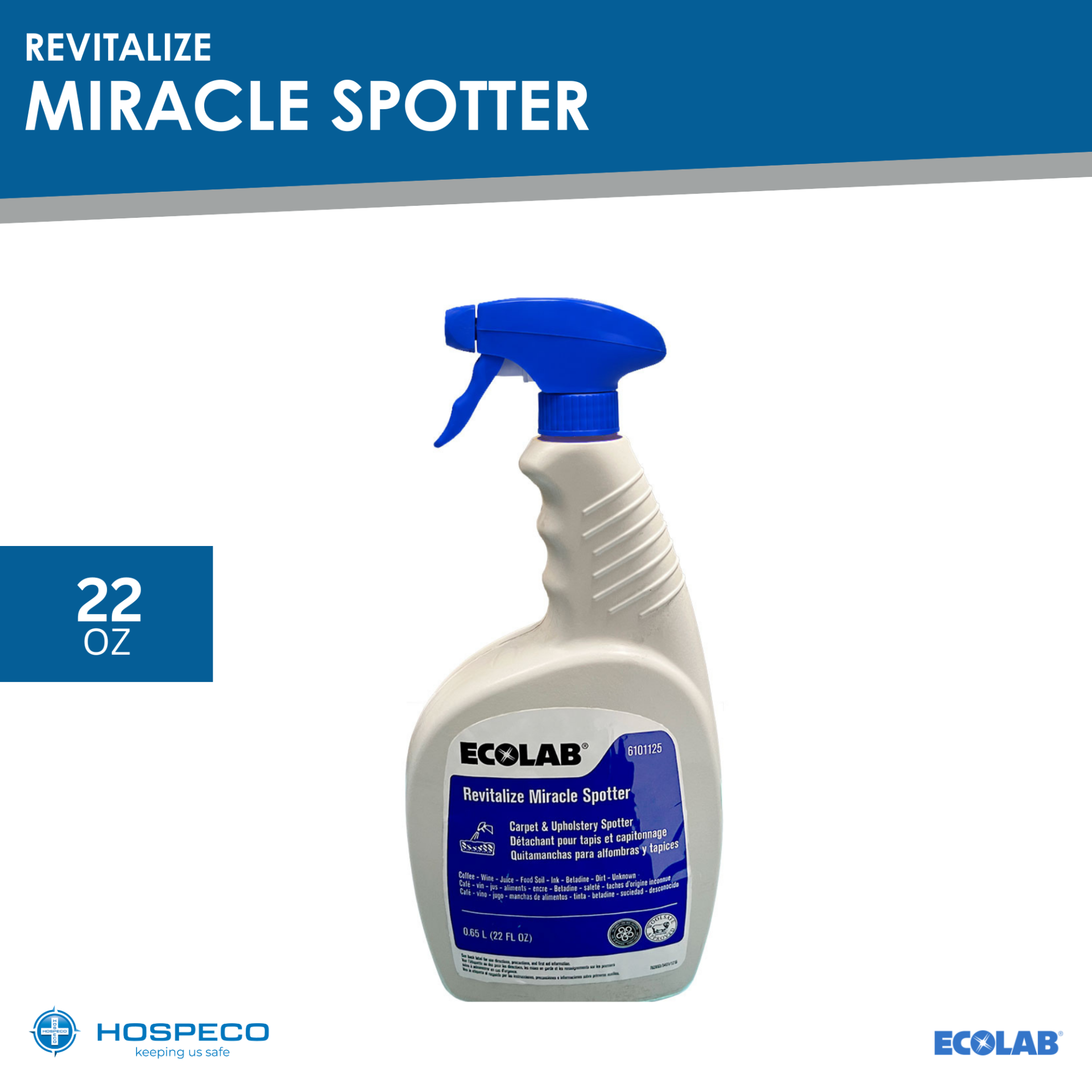 Ecolab Revitalize Miracle Spotter