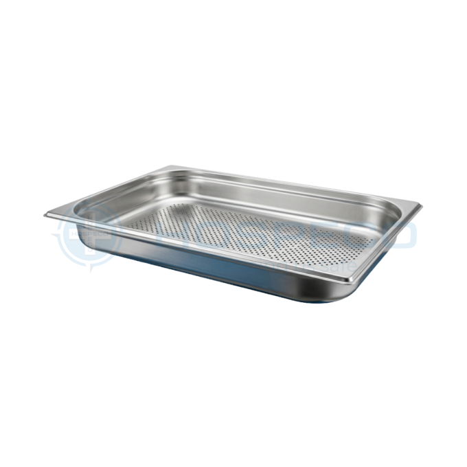 Jiwins E-SS1155P S/S 201 European Perforated GN Pan 1/1 2.20″ Deep