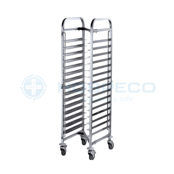 Jiwins JW-GNZK30 15-Tier S/S Nesting GN Pan Trolley for 2/1 GN