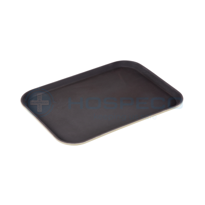 Jiwins JW- R1418CT Rectangular Anti-Skid Tray 355x460mm, Black