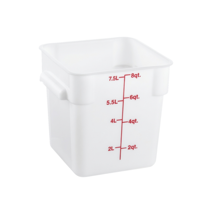 Jiwins P-063P Square Food Storage Container 8L, Translucent