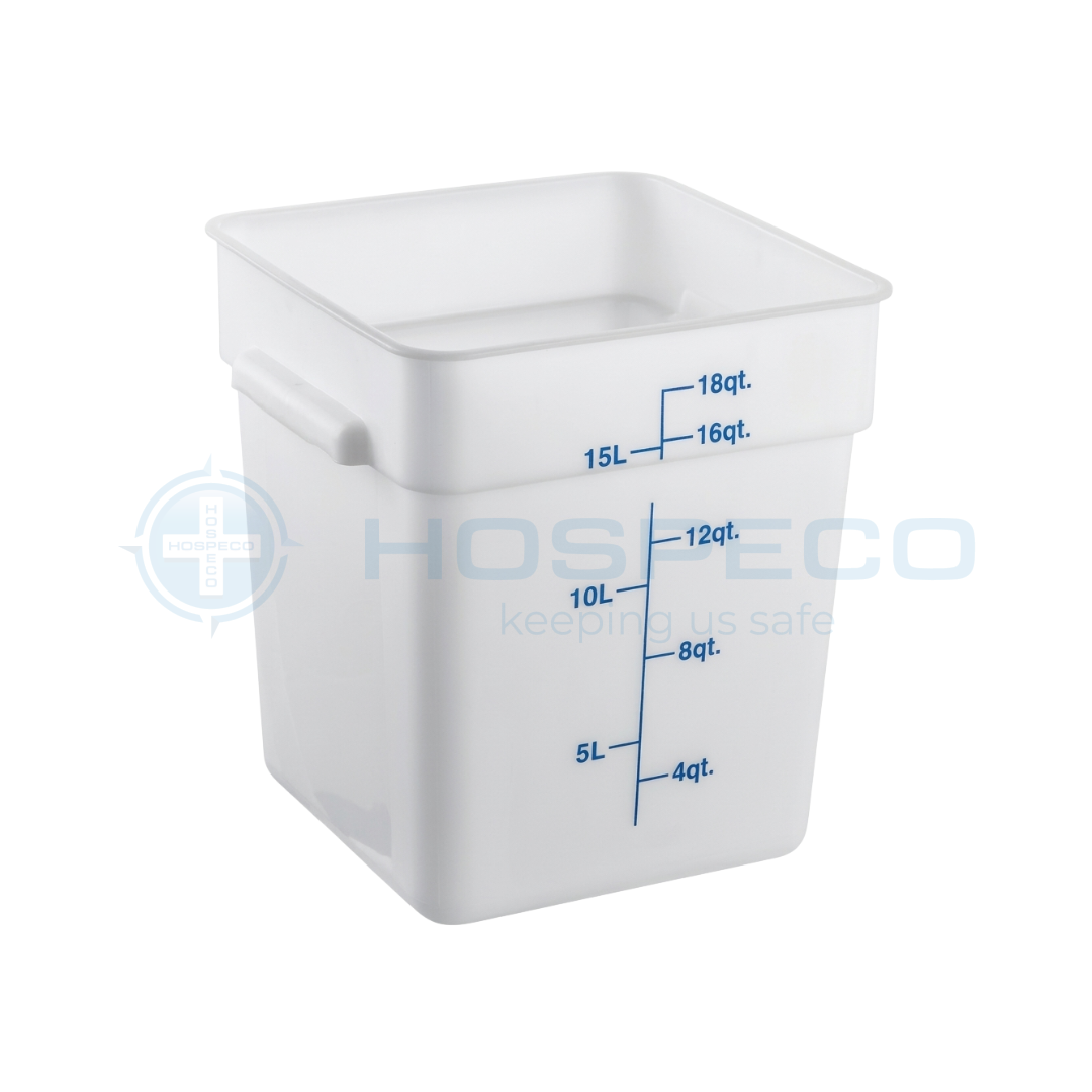 Jiwins - P-065P - Square Food Storage Container 18L Translucent_1
