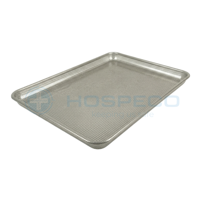 Jiwins PSP1826 Fully Perforated Aluminum Sheet Pan Closed-Bead
