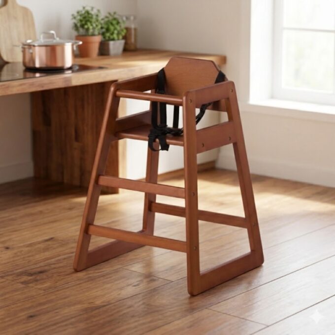 Jiwins WHC02 Stackable Wooden High Chair