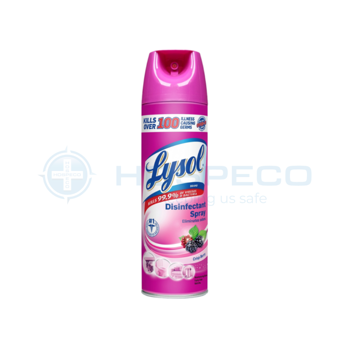 Lysol Disinfectant Spray Crisp Berry 340 grams | HOSPECO