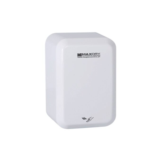 MaxDry Compact Hand Dryer with HEPA Filter, Brushless Motor, White