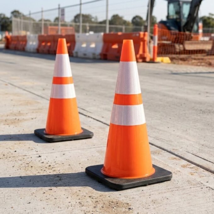 Safety Rubber Cone (Orange)
