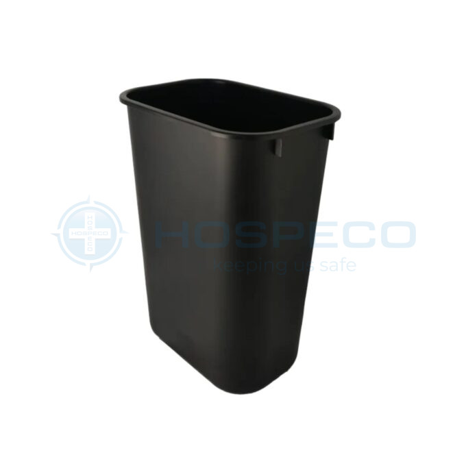 Uniqleen 14L Fire-Retardant Trash Bin Black