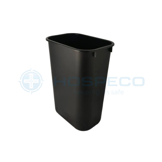 Uniqleen 8L Fire-Retardant Trash Bin Black