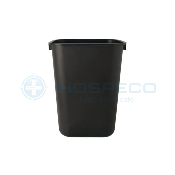 Uniqleen 8L Fire-Retardant Trash Bin Black