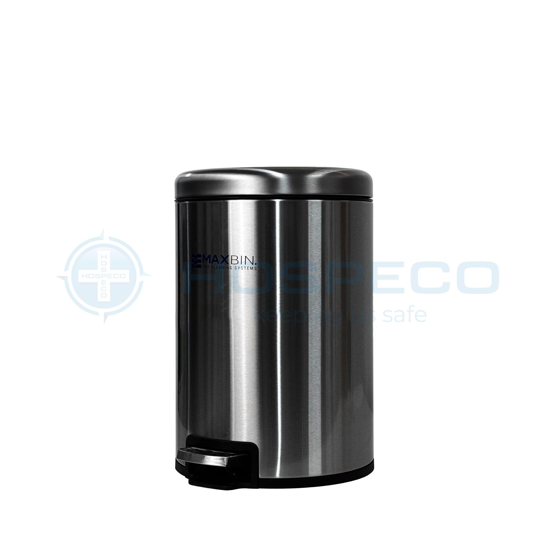 MaxBin-12L-Stainless-Soft-Close-Step-Bin-1