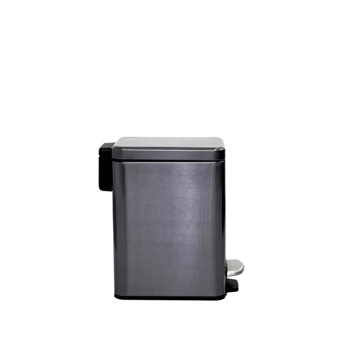 Maxbin 6L Black Gold Rectangular Step Bin Soft Close