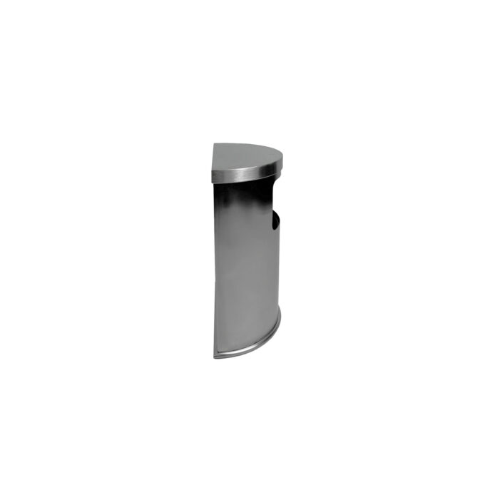 6L Stainless Steel Semicircular Trashbin