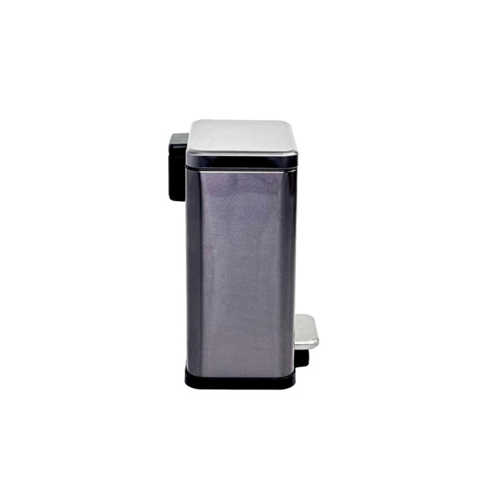 Maxbin 8L Black Gold Horizontal Step Bin Soft Close