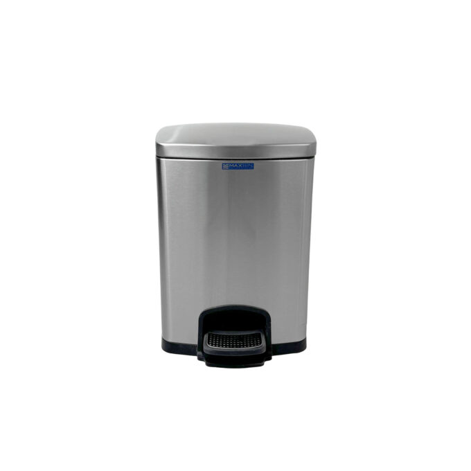Maxbin 12L Horizontal Stainless Steel Soft Close Step Bin