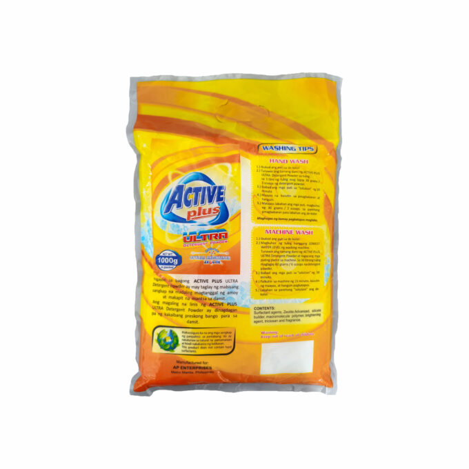 Active Plus Ultra Detergent Powder 1000g