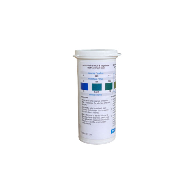 Ecolab Antimicrobial Fruit & Vegetable Treatment Test Strip
