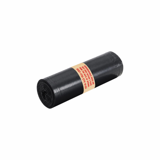 Trash Bag Roll Black Biodegradable, XXL