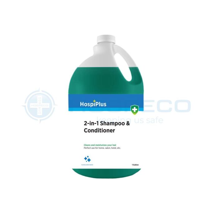 HospiPlus 2-in-1 Shampoo and Conditioner Green Tea Gallon